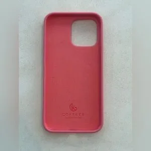 Pink Silicone phone case for iPhone 14 Pro Max